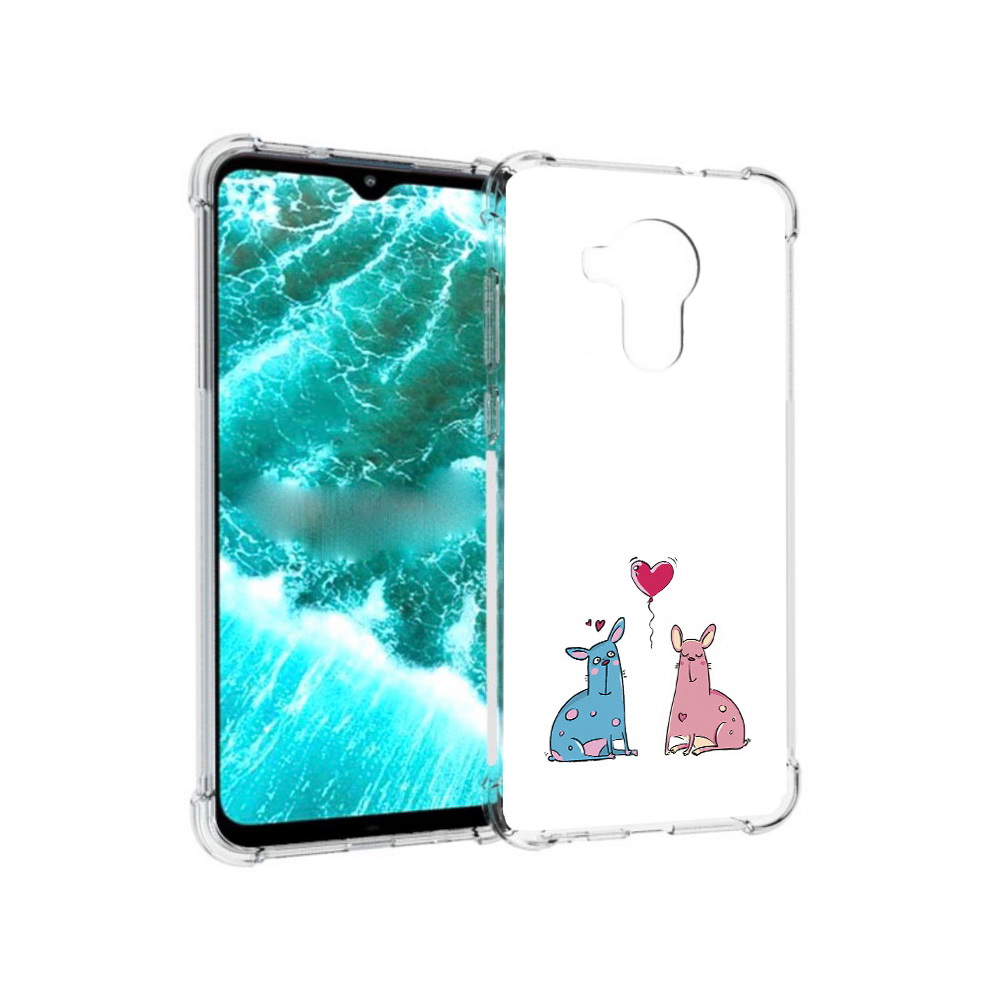 

Чехол MyPads Tocco для Nokia C30 Лама любовь (PT227054.117.102), Прозрачный, Tocco