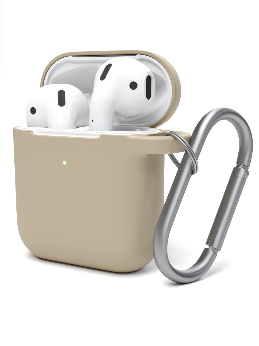 фото Защитный чехол ssy для apple airpods 2, 1ореховый