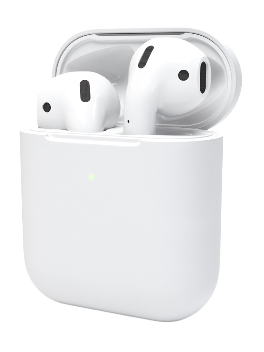 Чехол для наушников SSY Apple AirPods 2, 1 белый