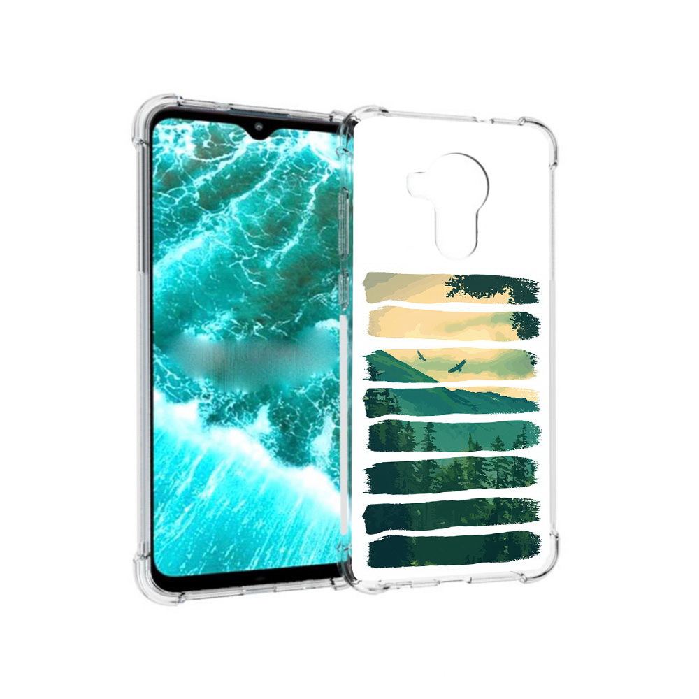

Чехол MyPads Tocco для Nokia C30 Лесная чаща (PT227054.117.107), Прозрачный, Tocco