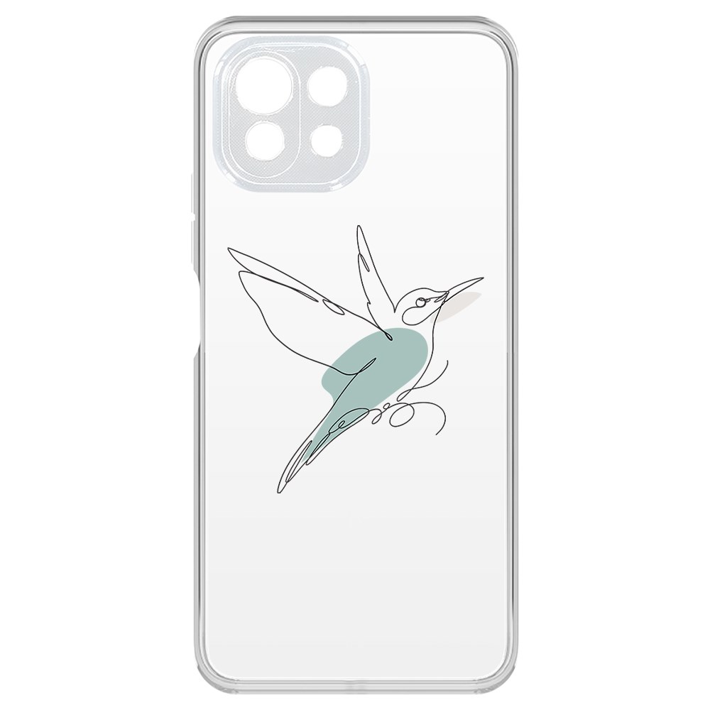 

Чехол-накладка Krutoff Clear Case Легкость для Xiaomi Mi 11 Lite