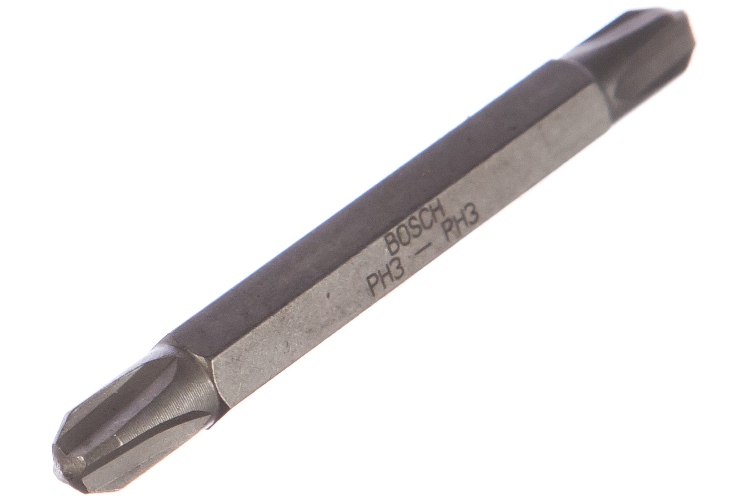 

Набор бит двусторонних (60 мм; 3 шт;) PH1/2/3 XH Bosch 2607001748
