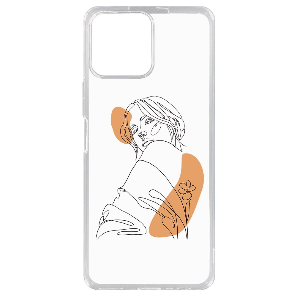 Чехол-накладка Krutoff Clear Case Загадка для Honor X8