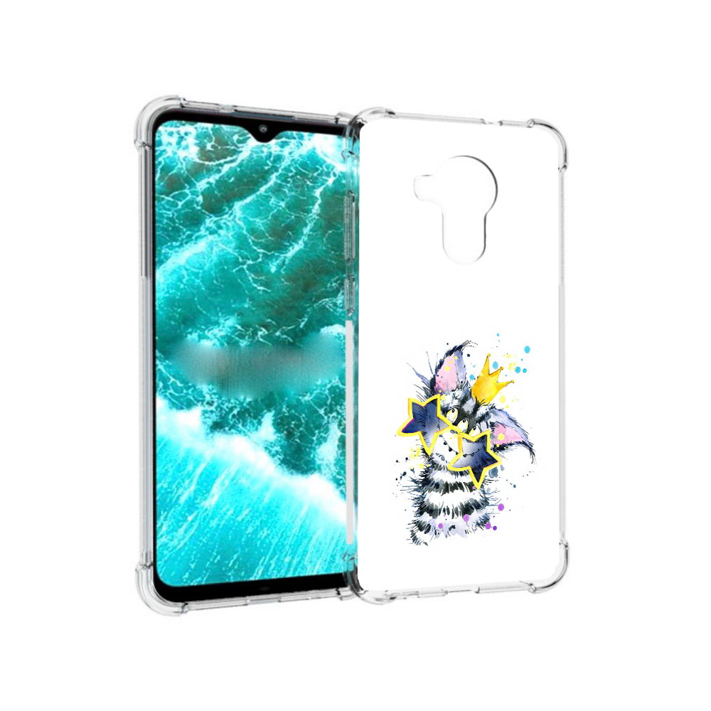 

Чехол MyPads Tocco для Nokia C30 Мартовский Нуся (PT227054.117.114), Прозрачный, Tocco