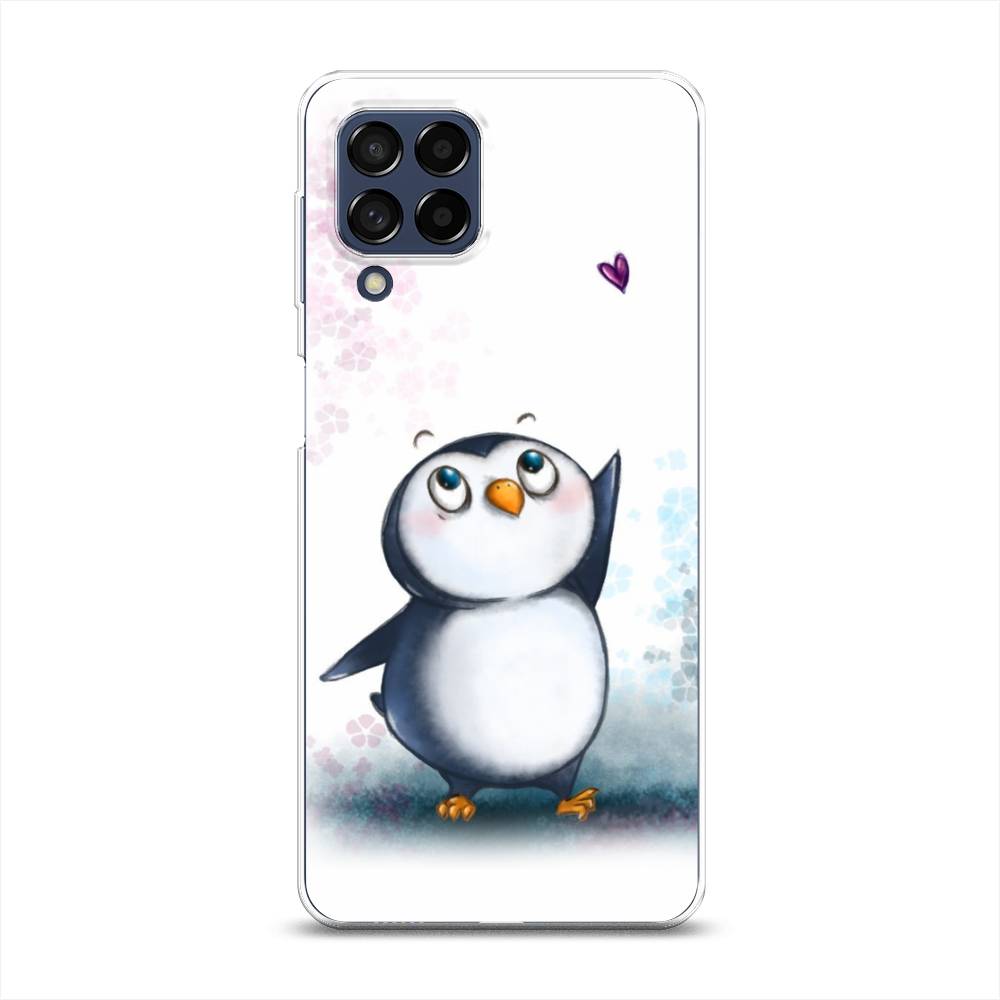 

Чехол Awog на Samsung Galaxy M53 / Самсунг M53 "Пингвин и сердечко", Разноцветный, 2105850-1