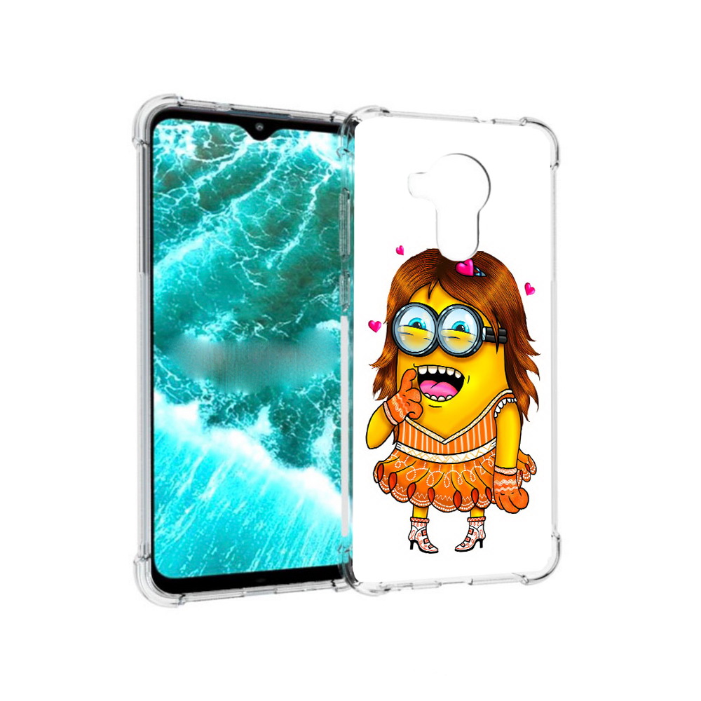 

Чехол MyPads Tocco для Nokia C30 Миньон девочка (PT227054.117.116), Прозрачный, Tocco