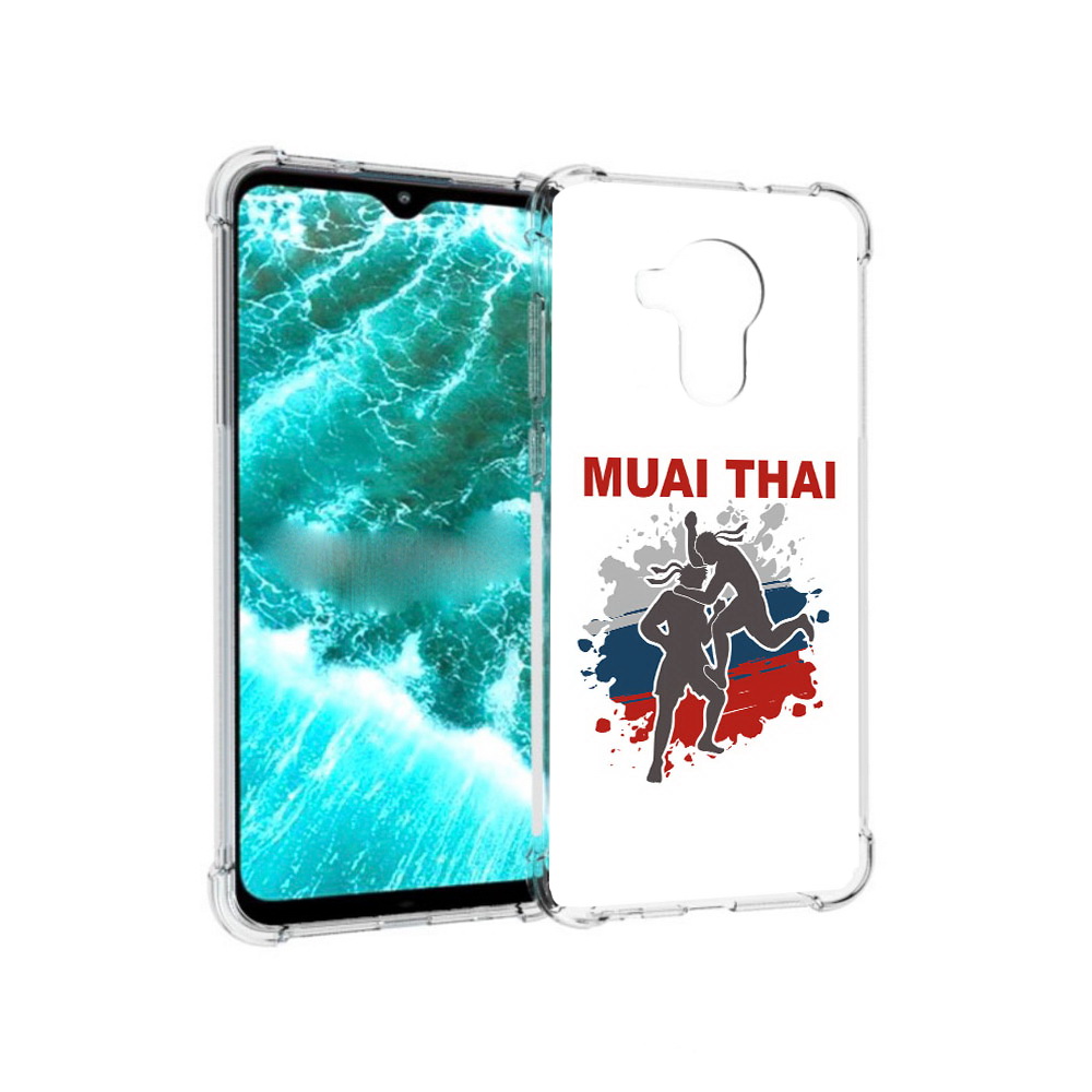 

Чехол MyPads Tocco для Nokia C30 Муайтай (PT227054.117.123), Прозрачный, Tocco