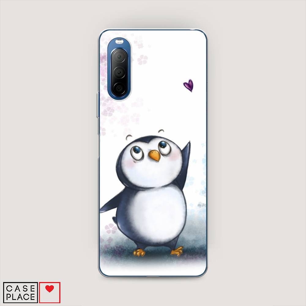 

Чехол Awog на Sony Xperia 10 II "Пингвин и сердечко", Разноцветный, 54650-1