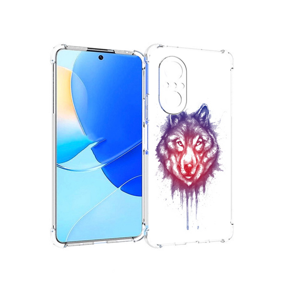 

Чехол MyPads Tocco для Huawei Nova 9 SE пушистый волк, Прозрачный, Tocco