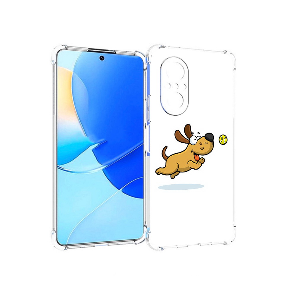 

Чехол MyPads Tocco для Huawei Nova 9 SE пёсик, Прозрачный, Tocco