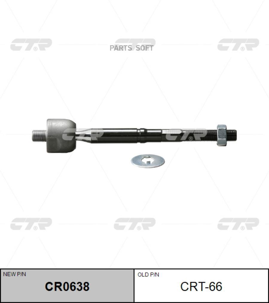 

Тяга рулевая L=R (без наконечника) LEXUS GS I/LS I/II 89->2000 CTR CRT-66