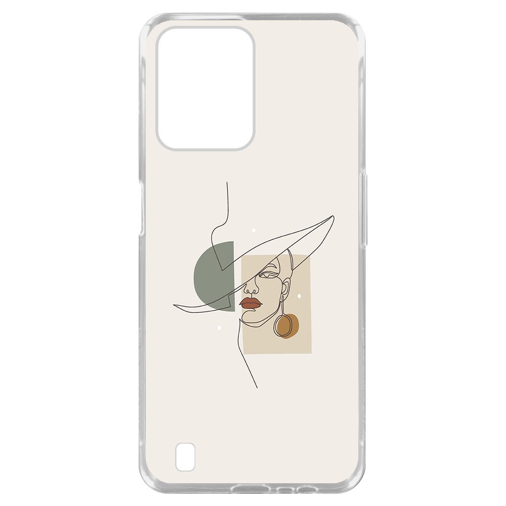фото Чехол-накладка krutoff clear case стиль для realme c31