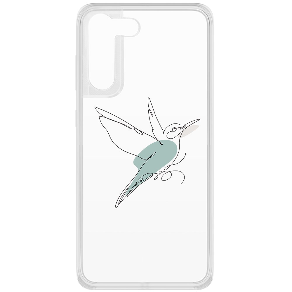 фото Чехол-накладка krutoff clear case легкость для samsung galaxy s21 fe (g990)
