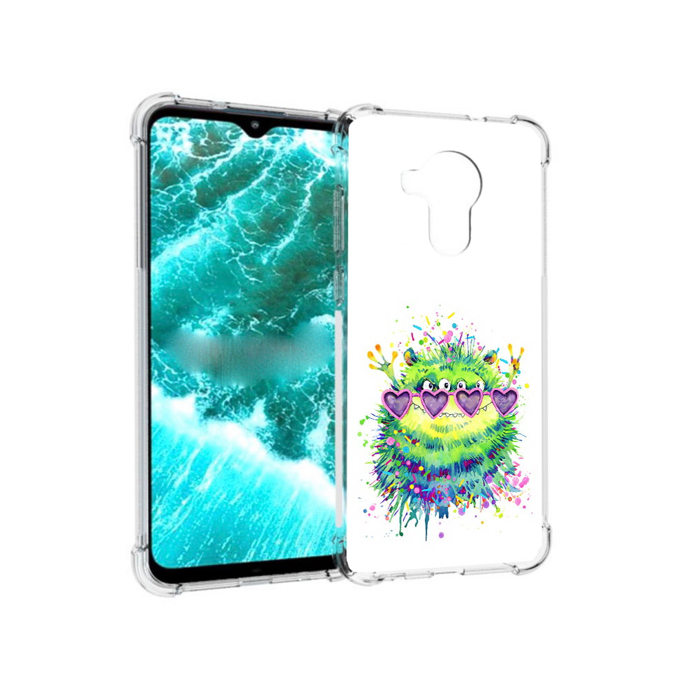 

Чехол MyPads Tocco для Nokia C30 Пушистый персонаж (PT227054.117.142), Прозрачный, Tocco