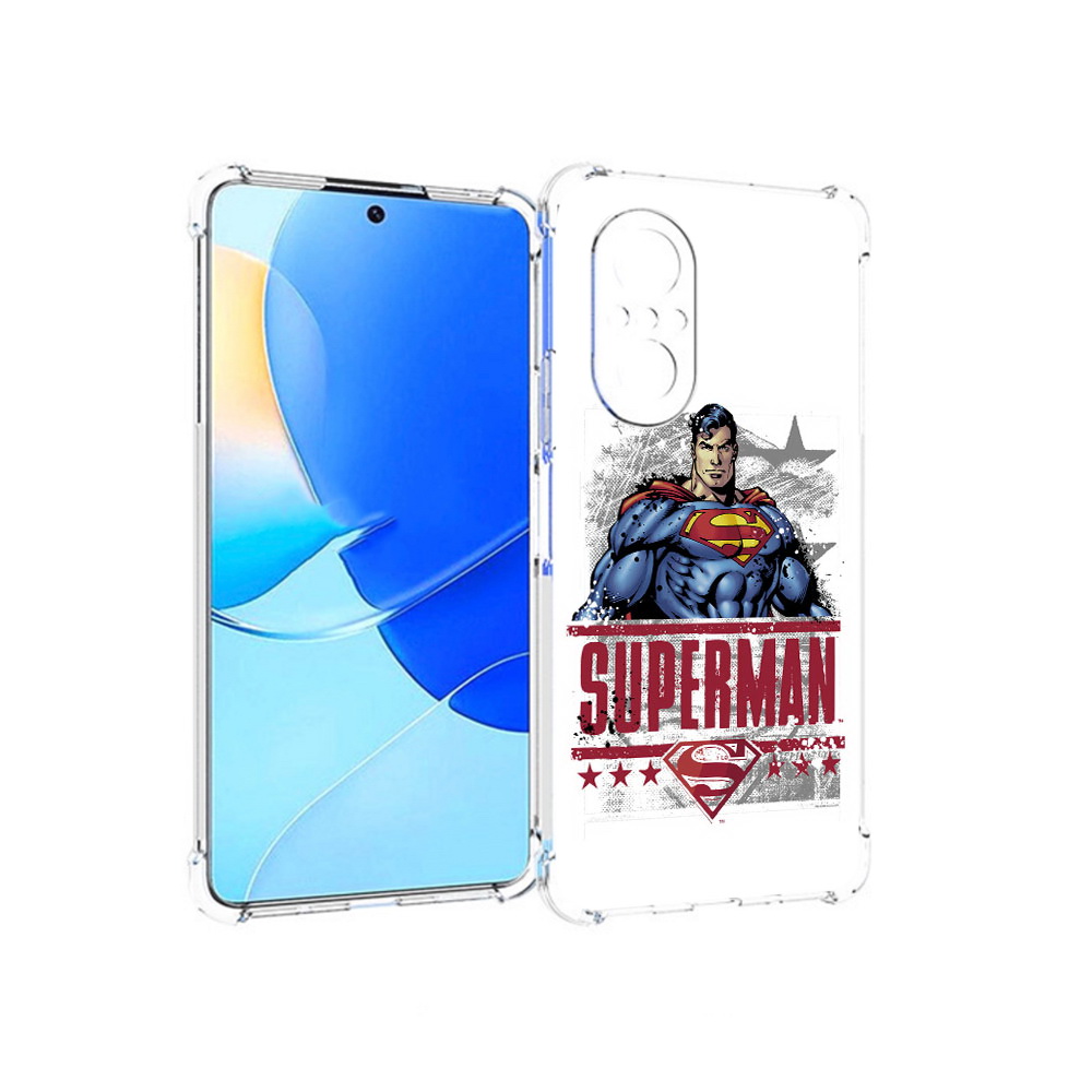 

Чехол MyPads Tocco для Huawei Nova 9 SE рисунок супермен, Прозрачный, Tocco