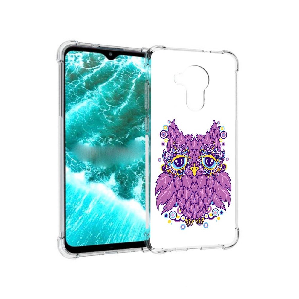 

Чехол MyPads Tocco для Nokia C30 Розовая сова (PT227054.117.147), Прозрачный, Tocco
