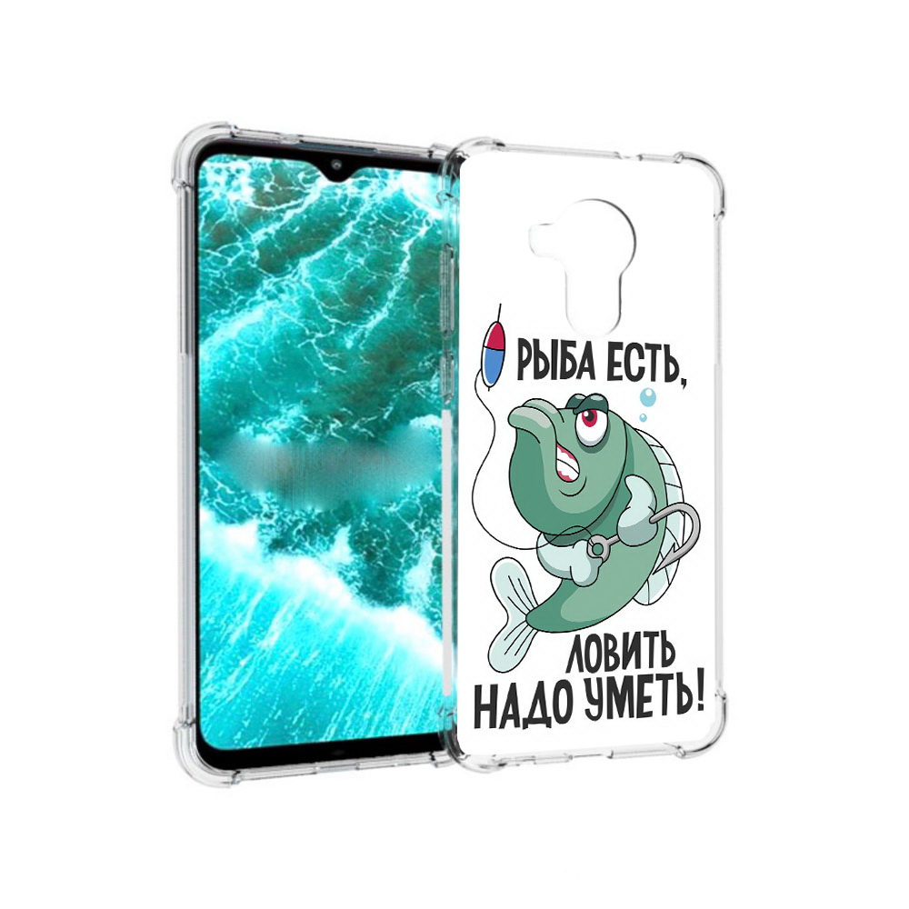 

Чехол MyPads Tocco для Nokia C30 Рыба есть ,ловить надо уметь (PT227054.117.148), Прозрачный, Tocco