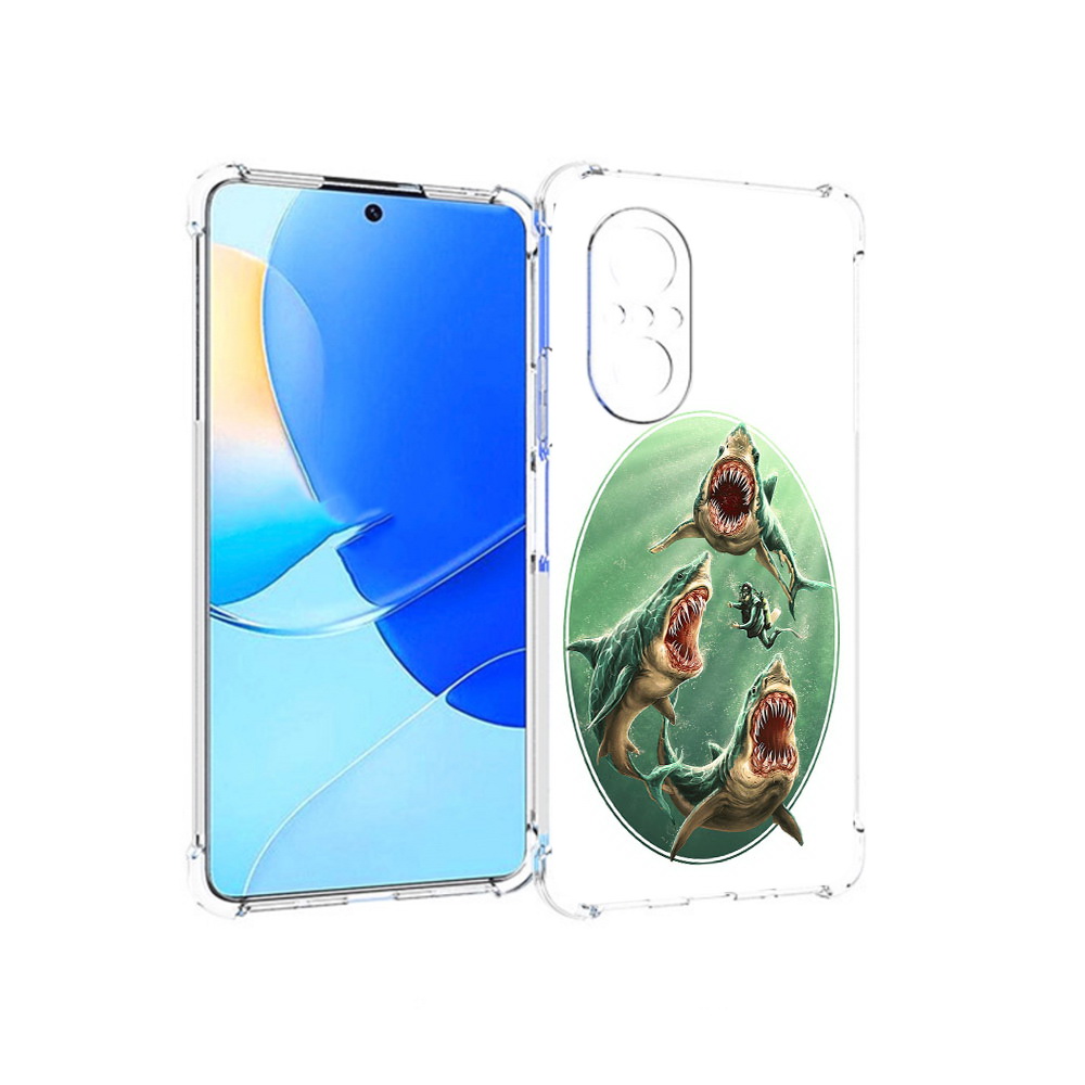 

Чехол MyPads Tocco для Huawei Nova 9 SE синяя бездна, Прозрачный, Tocco