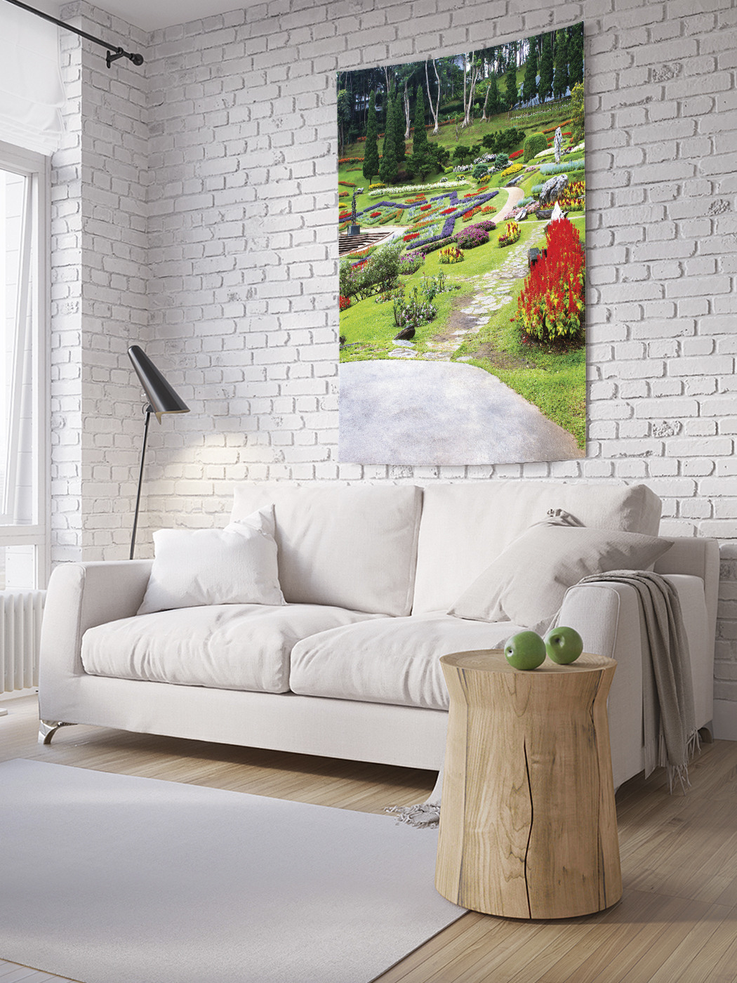 

Вертикальное фотопанно на стену JoyArty Цветочный каскад 150x200 см, Цветочный каскад