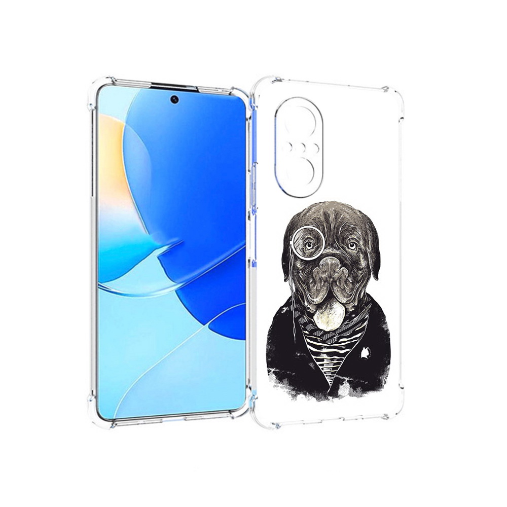 

Чехол MyPads Tocco для Huawei Nova 9 SE солидный песик, Прозрачный, Tocco