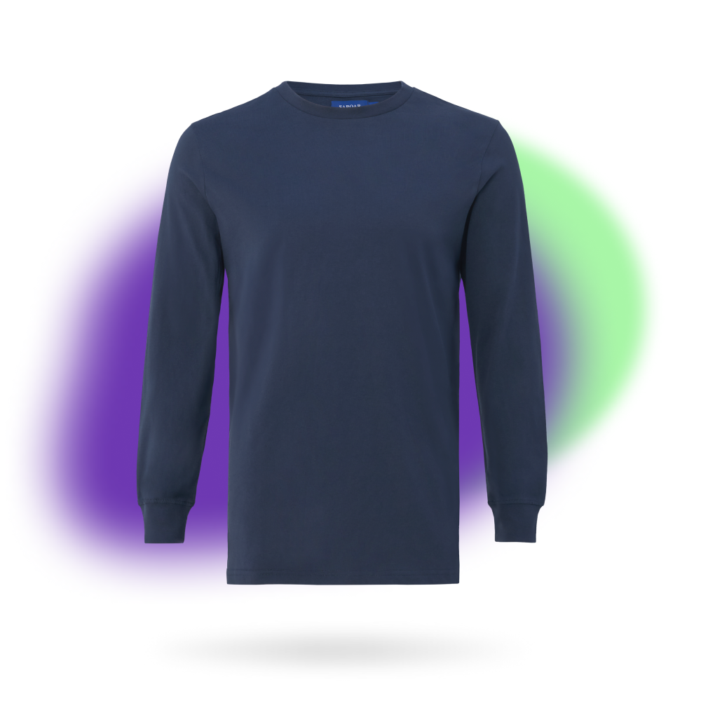 Лонгслив мужской Saroar SMM-0003 синий S 1699₽