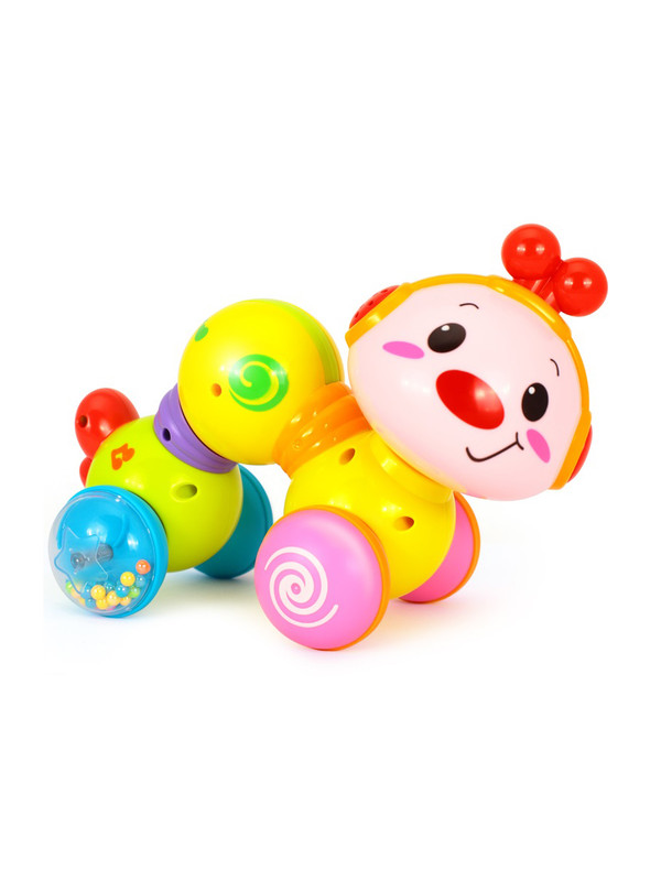 фото Развивающая игрушка huile toys hola: червячок, со светом и звуком 997