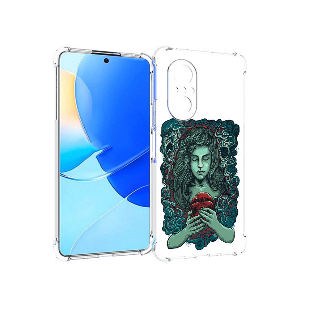 

Чехол MyPads Tocco для Huawei Nova 9 SE спящая девушка, Прозрачный, Tocco