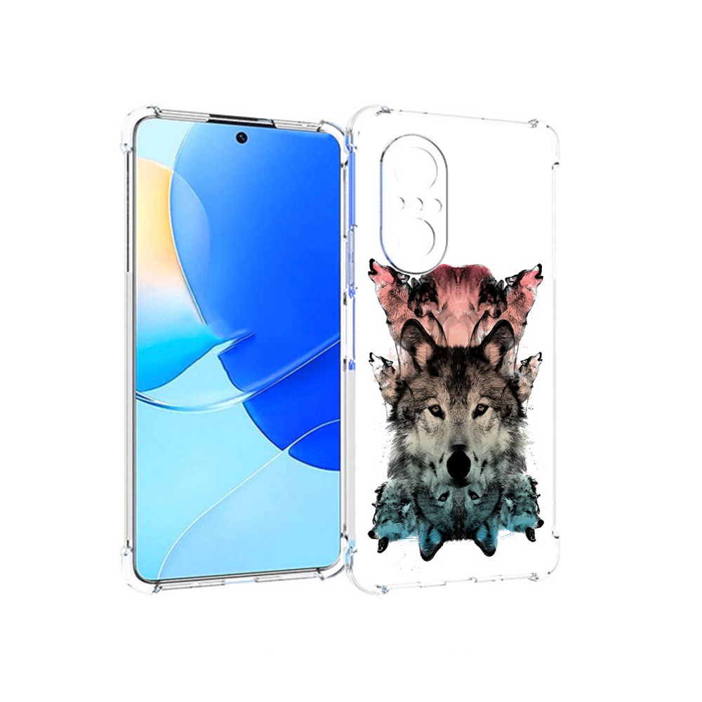 

Чехол MyPads Tocco для Huawei Nova 9 SE стая, Прозрачный, Tocco
