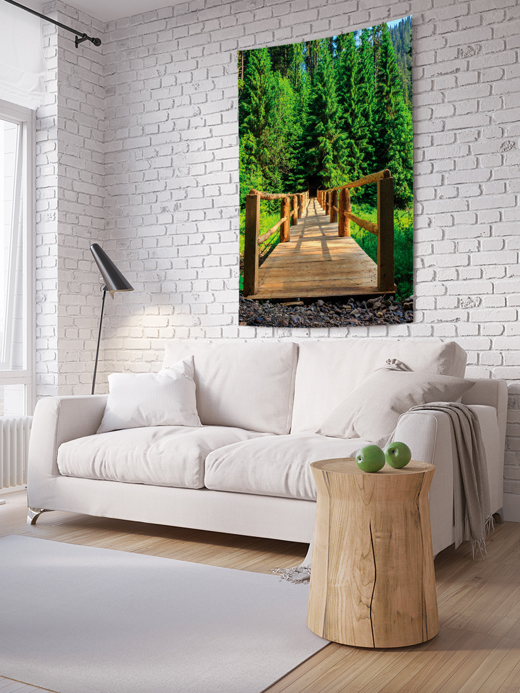 

Вертикальное фотопанно на стену JoyArty Лесной центр 150x200 см, Лесной центр