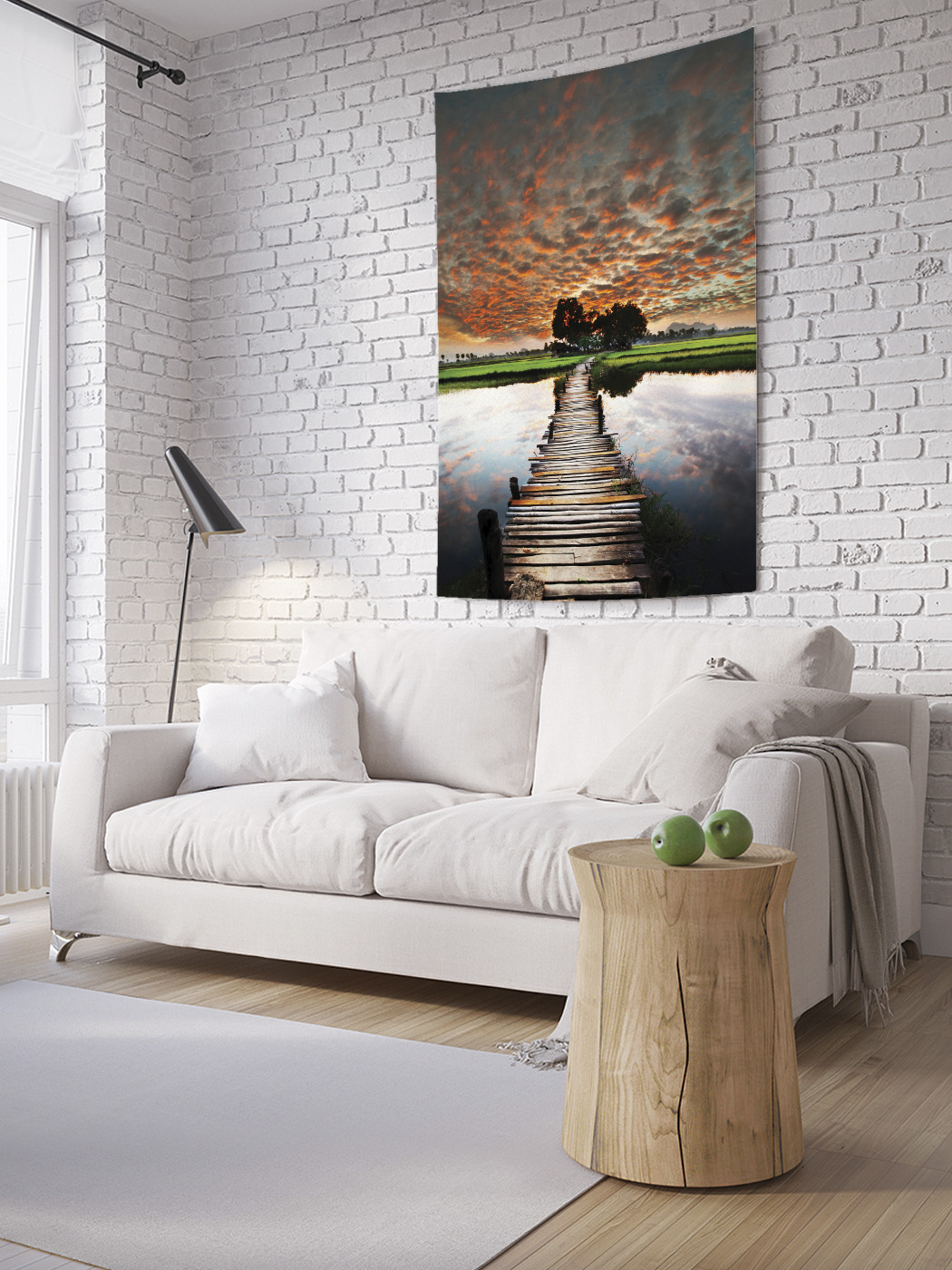 

Вертикальное фотопанно на стену JoyArty Тихий вечер 150x200 см, Тихий вечер