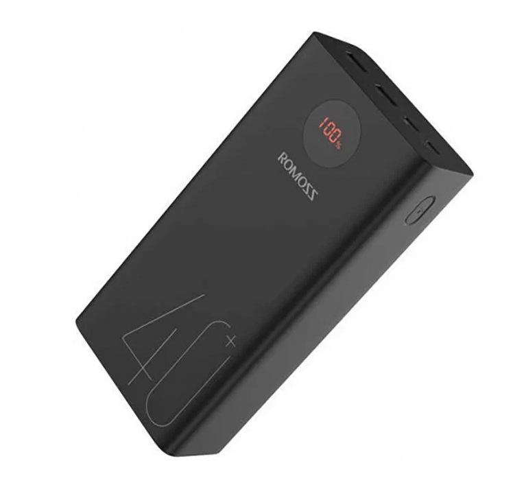 Внешний аккумулятор (Power Bank) Romoss PEA40, 40000мAч, черный