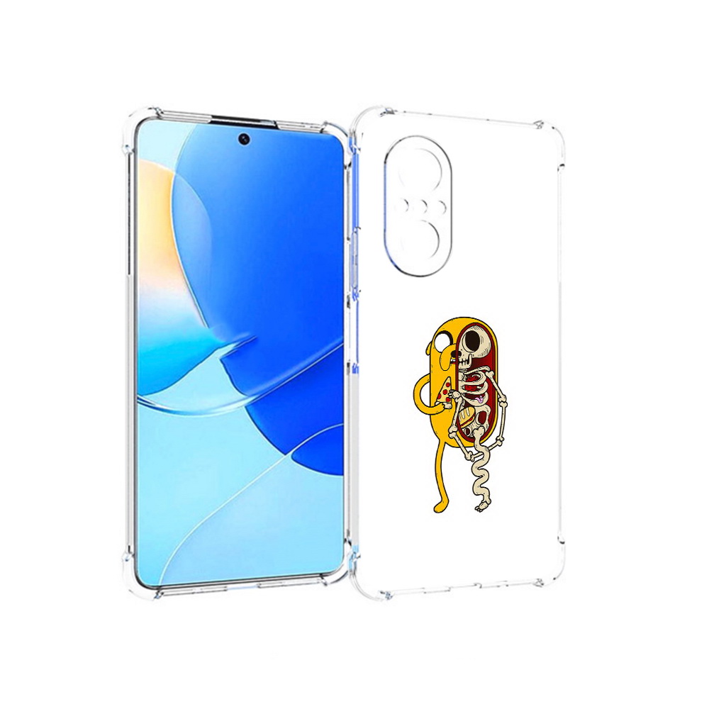 

Чехол MyPads Tocco для Huawei Nova 9 SE Джейк скелет, Прозрачный, Tocco