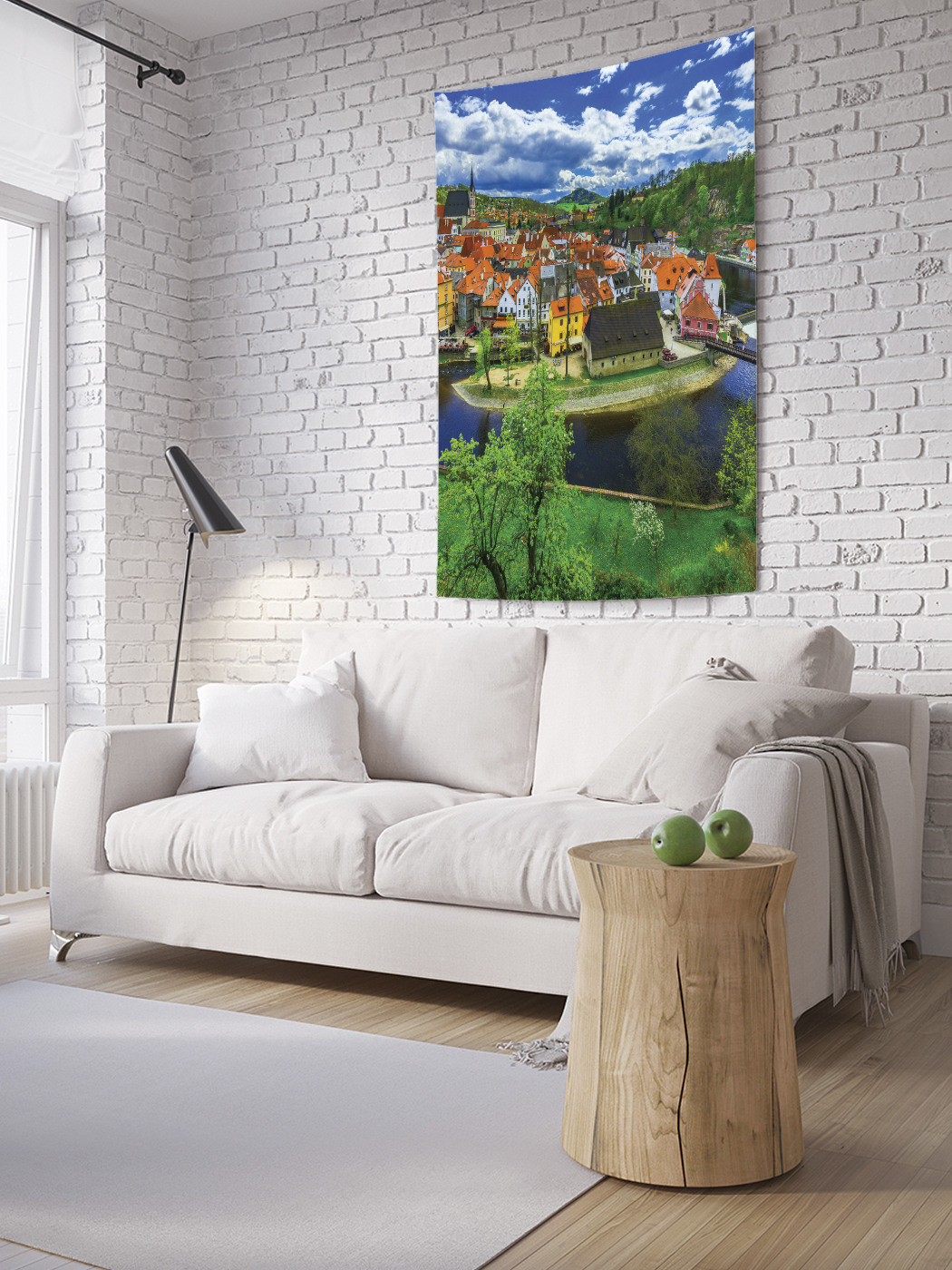 

Вертикальное фотопанно на стену JoyArty Прага с высоты 150x200 см, Прага с высоты