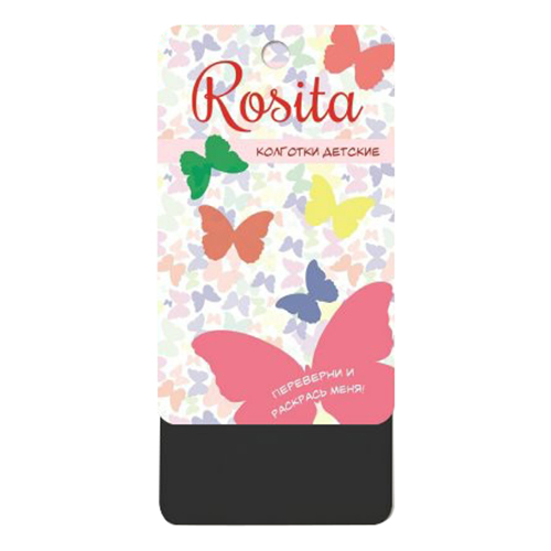 

Колготки детские Rosita, черный, р. 128