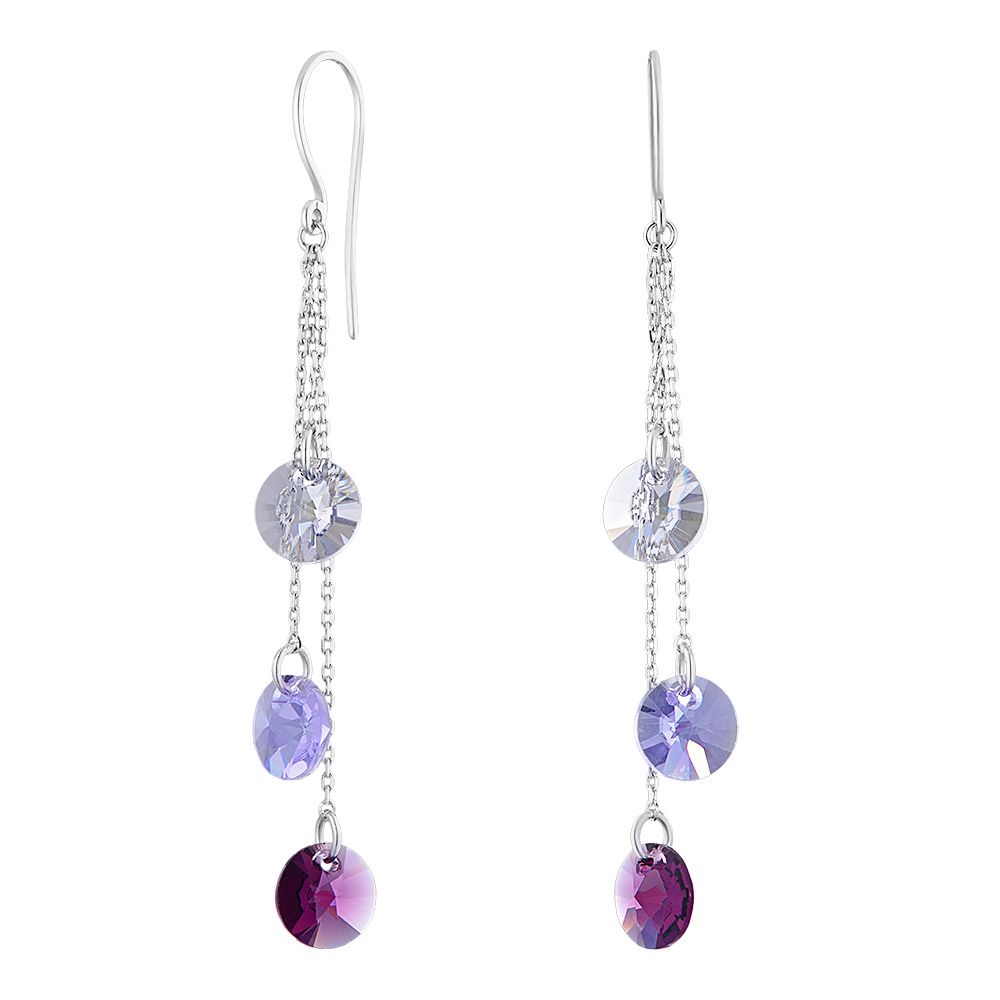 

Серьги из серебра с swarovski ЮВЕЛИР КАРАТ 2129442/92, 2129442/92