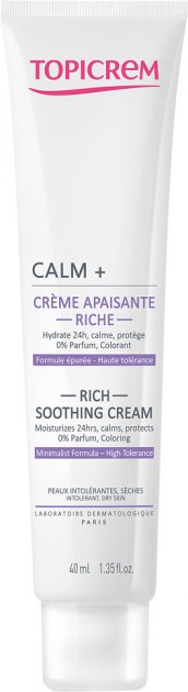 Крем для лица Topicrem Calm+ Ultra Moisturizing Soothing Cream 40 мл флюид для лица topicrem calm ultra moisturizing soothing fluid 40 мл