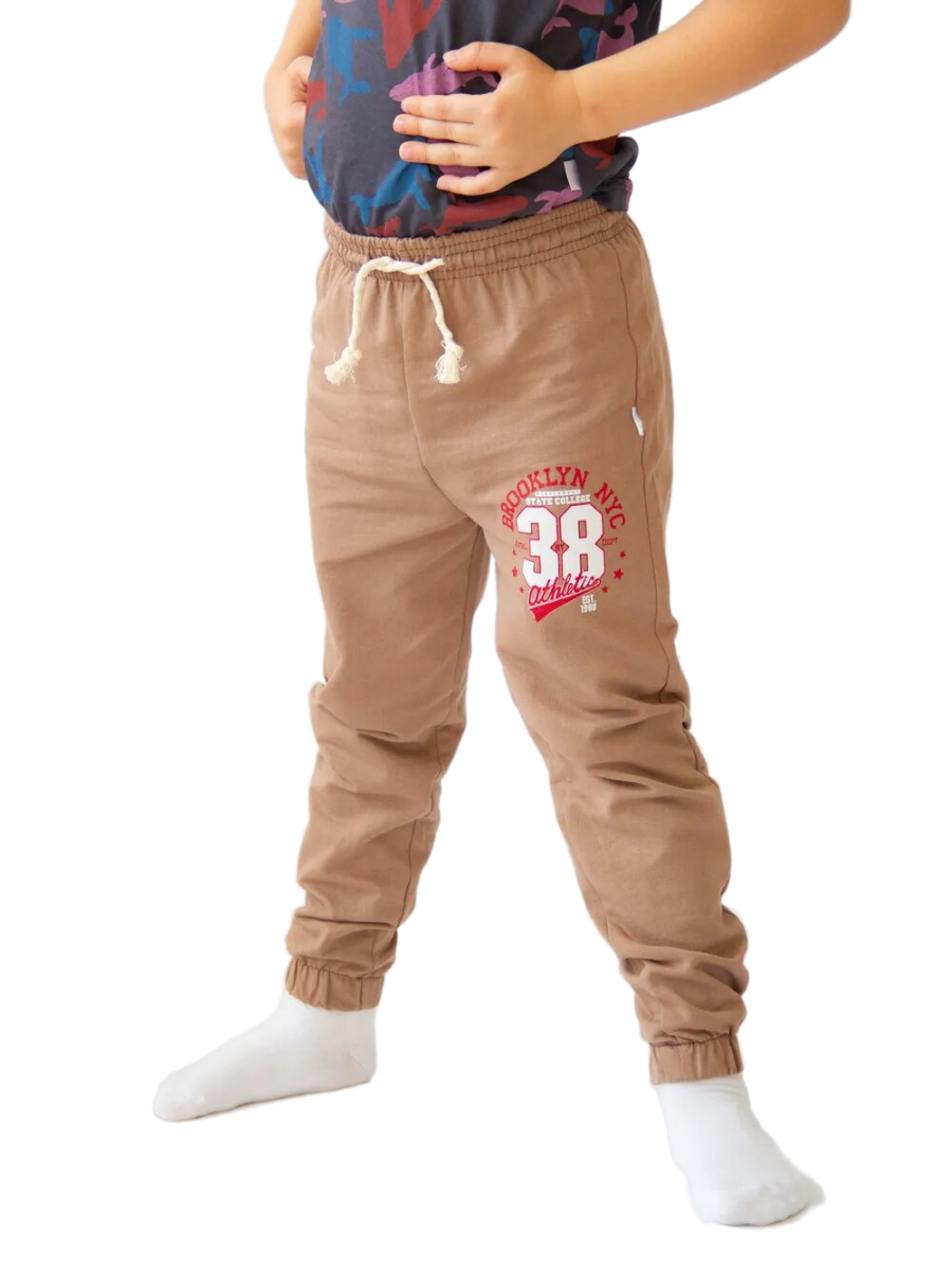 

Брюки детские Ohana market 38, бежевый, 98, 38