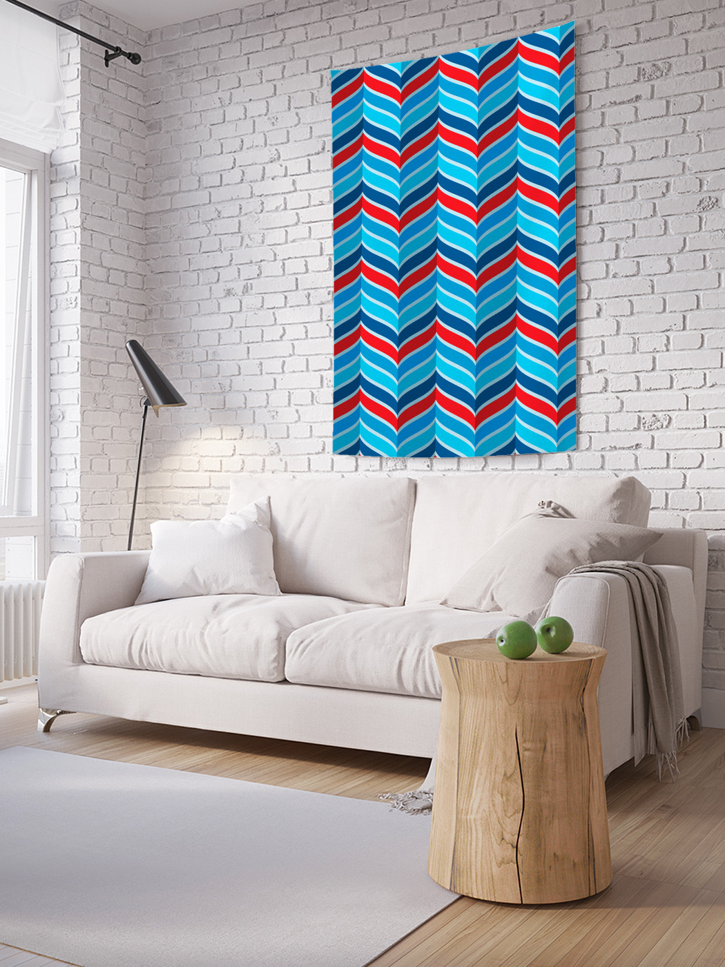 

Вертикальное фотопанно на стену JoyArty Яркие зубцы 150x200 см, Яркие зубцы
