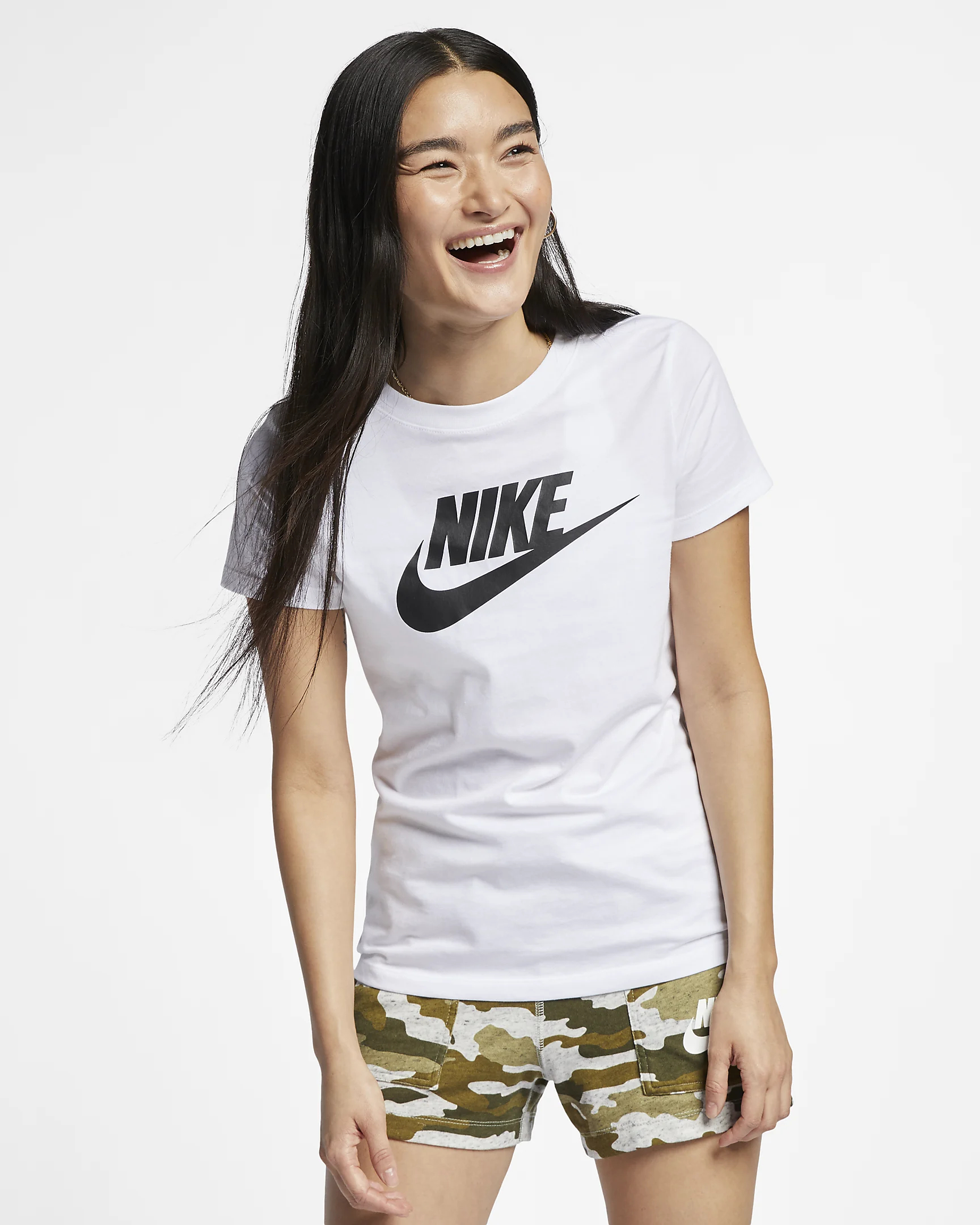 Футболка женская Nike Nsw Tee Essntl Icon Futura BV6169-100 белая XL