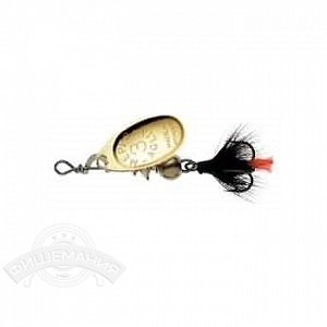 

Блесна вращающаяся Mepps Aglia Mouche 2 Gold/Black fly