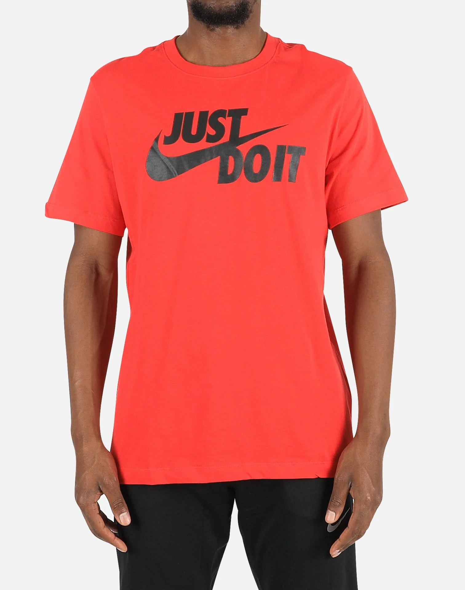 Футболка мужская Nike Nsw Tee Just Do It Swoosh AR5006-657 красная 2XL