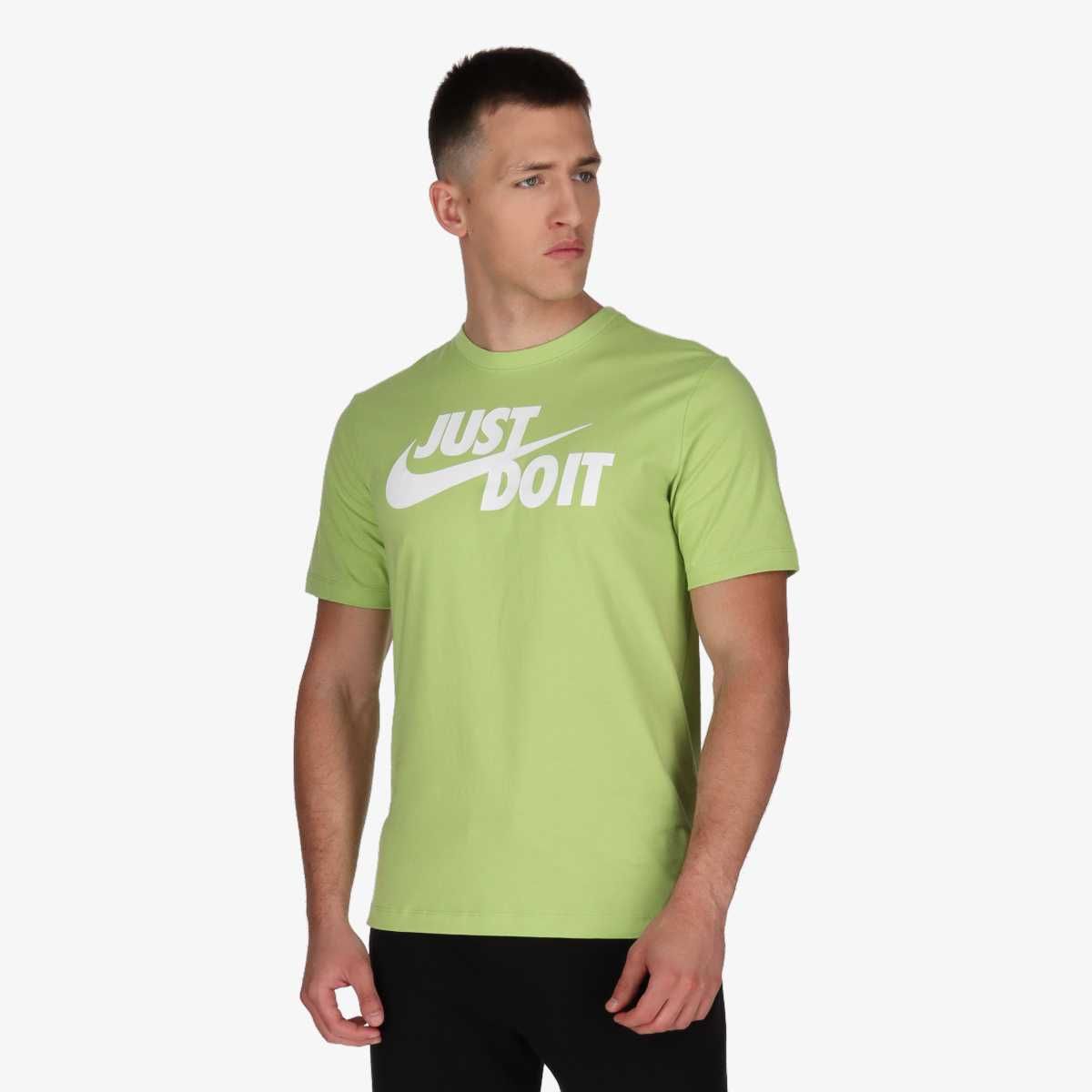 

Футболка мужская Nike Nsw Tee Just Do It Swoosh AR5006-332 зеленая L, Зеленый, AR5006-332