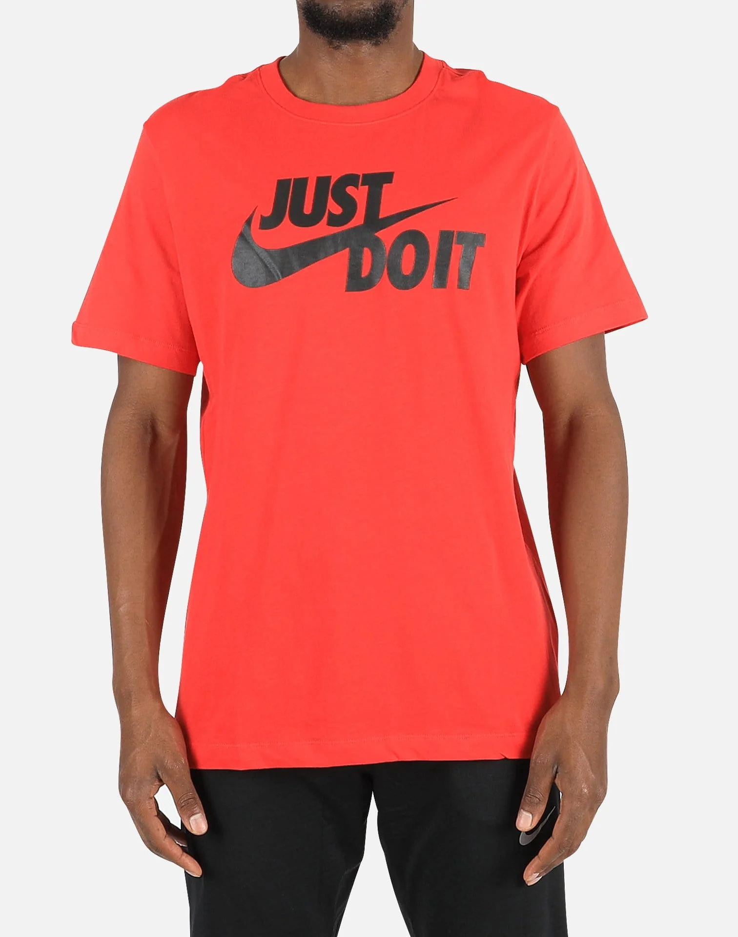 

Футболка мужская Nike Nsw Tee Just Do It Swoosh AR5006-657 красная L, Красный, AR5006-657