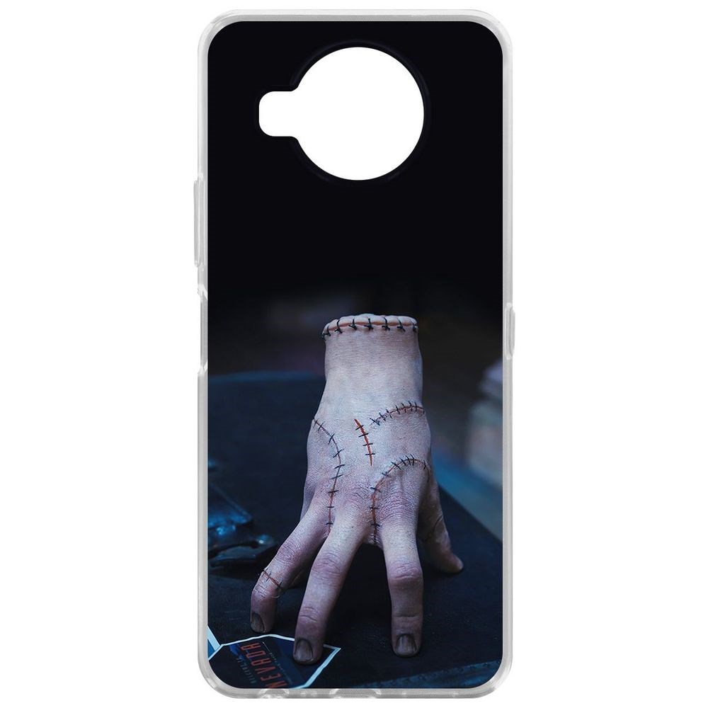 

Чехол-накладка Krutoff Clear Case Уэнсдей Аддамс - Вещь для Nokia 8.3 5G, Прозрачный