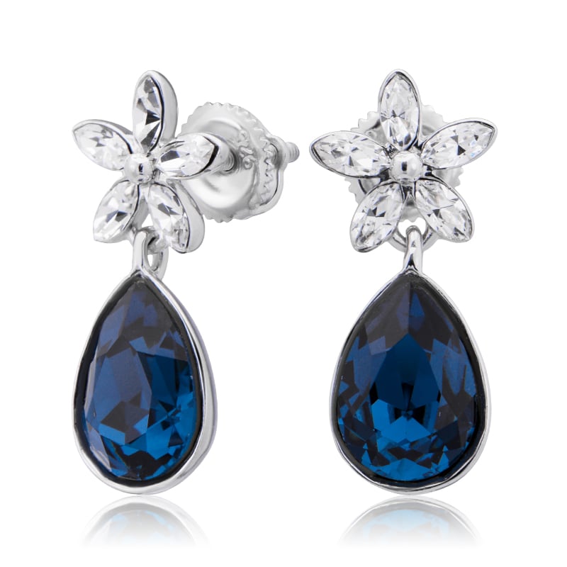 

Серьги из серебра с swarovski ЮВЕЛИР КАРАТ 0872CE, 0872CE