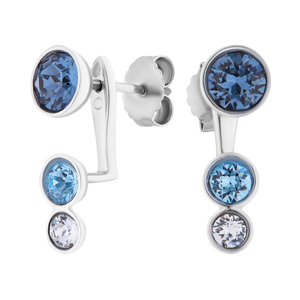 

Серьги из серебра с swarovski ЮВЕЛИР КАРАТ 0832CA, 0832CA