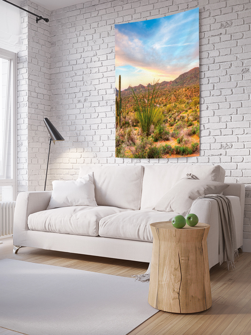 

Вертикальное фотопанно на стену JoyArty Кактусы в прерии 150x200 см, Кактусы в прерии