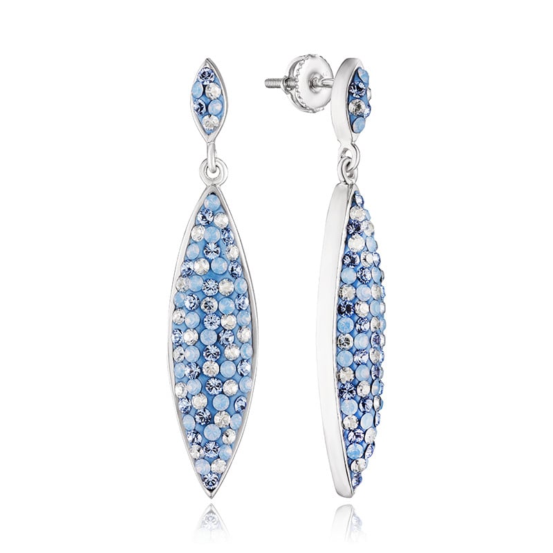 

Серьги из серебра с swarovski ЮВЕЛИР КАРАТ 0652C03084, 0652C03084