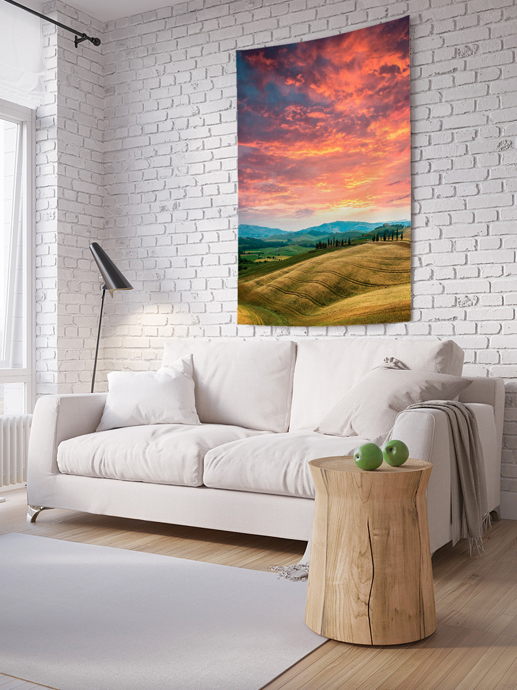 

Вертикальное фотопанно на стену JoyArty Бескрайние холмы 150x200 см, Бескрайние холмы