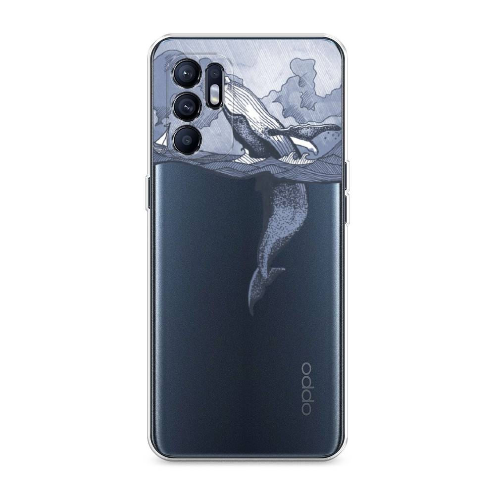 

Чехол Awog на Oppo Reno 6 "Два измерения", Разноцветный, 257850-7